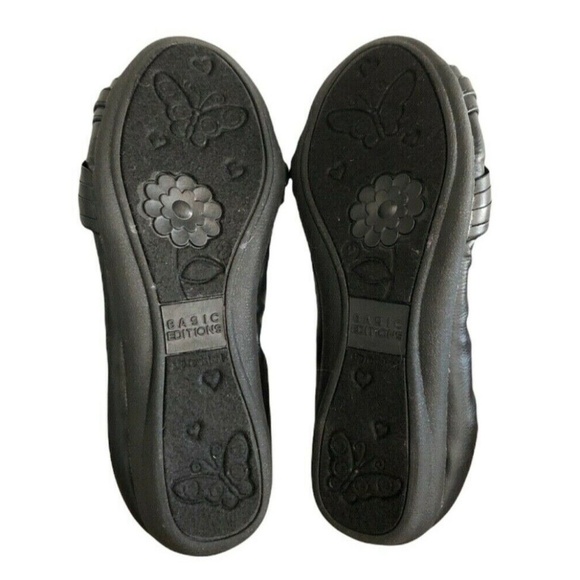 BASIC EDITIONS Shoe Bundle Girls Size 2M/3M Black Mary Jane Style Flats Bundle - Picture 8 of 13